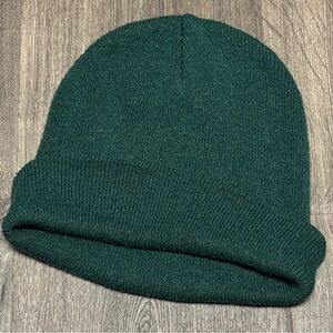 Men's Green Knit Beanie